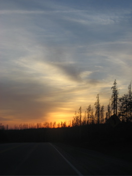 Sunset in Northern Ontario